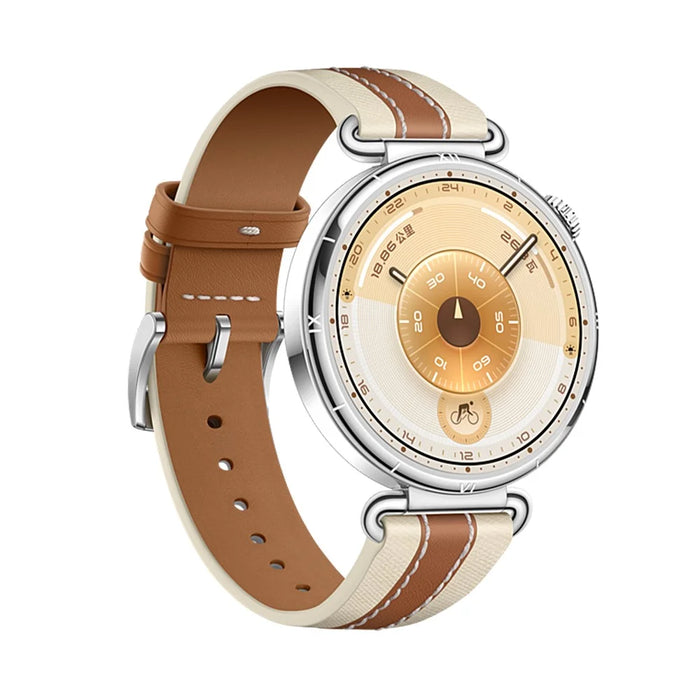 18mm Double-Sided Genuine Leather Strap for Huawei Watch GT 6 / 5 / 4 41mm / 5 Pro 42mm Replacement Watch Band - Brown - 4