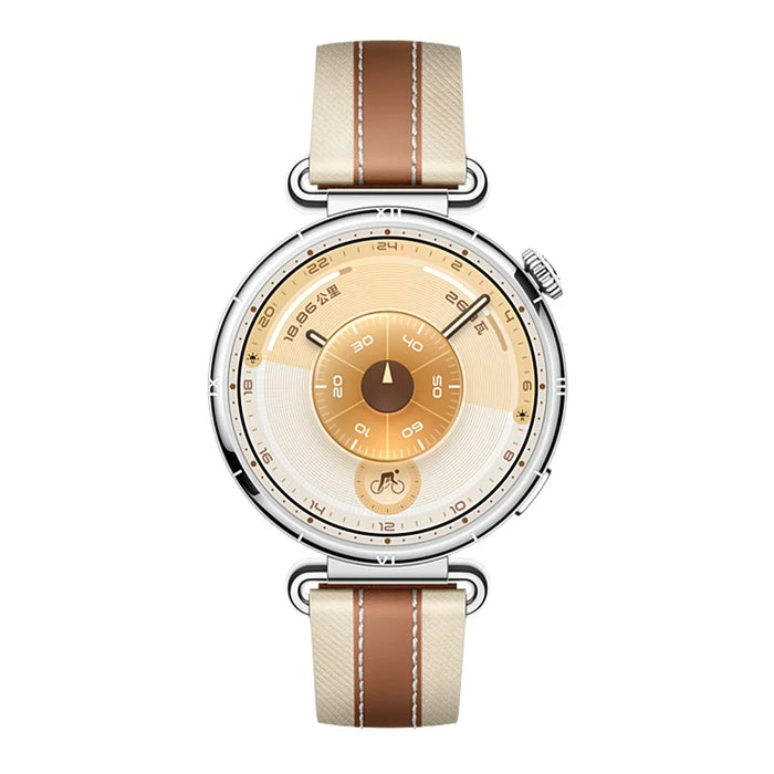18mm Double-Sided Genuine Leather Strap for Huawei Watch GT 6 / 5 / 4 41mm / 5 Pro 42mm Replacement Watch Band - Brown - 5