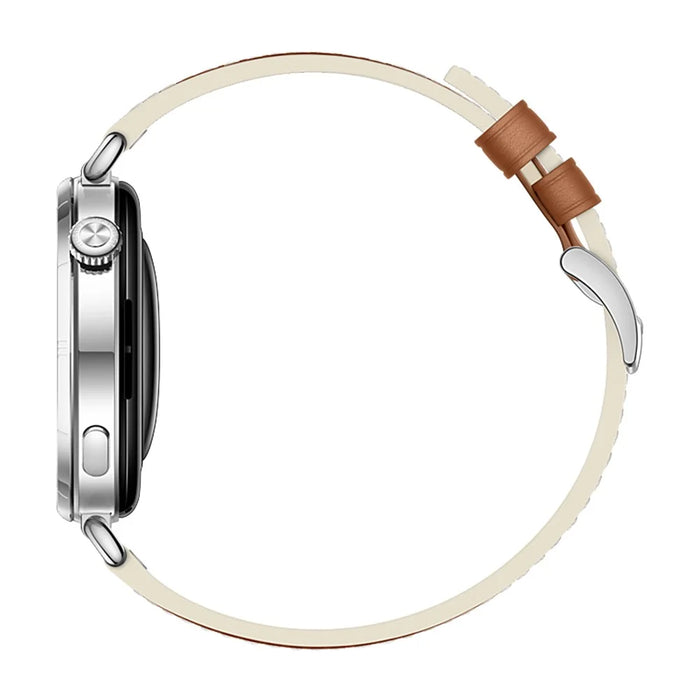 18mm Double-Sided Genuine Leather Strap for Huawei Watch GT 6 / 5 / 4 41mm / 5 Pro 42mm Replacement Watch Band - Brown - 6