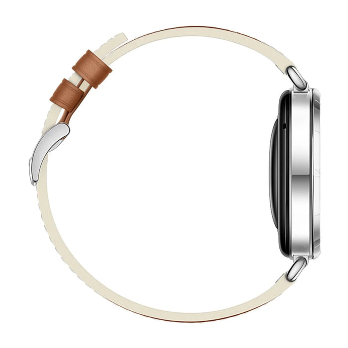 18mm Double-Sided Genuine Leather Strap for Huawei Watch GT 6 / 5 / 4 41mm / 5 Pro 42mm Replacement Watch Band - Brown - 7