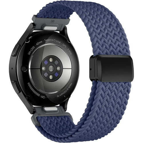 22mm Quick Release Magnetic Strap for Samsung Galaxy Watch3 45mm / Watch 46mm / Gear S3 Classic / S3 Frontier Nylon Woven Watch Band - Blue - 1