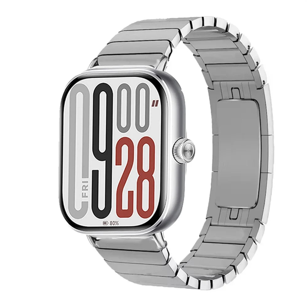 For vivo Watch GT / iQOO Watch GT Replacement Strap 1-Bead Titanium Alloy Watch Band - Silver - 2