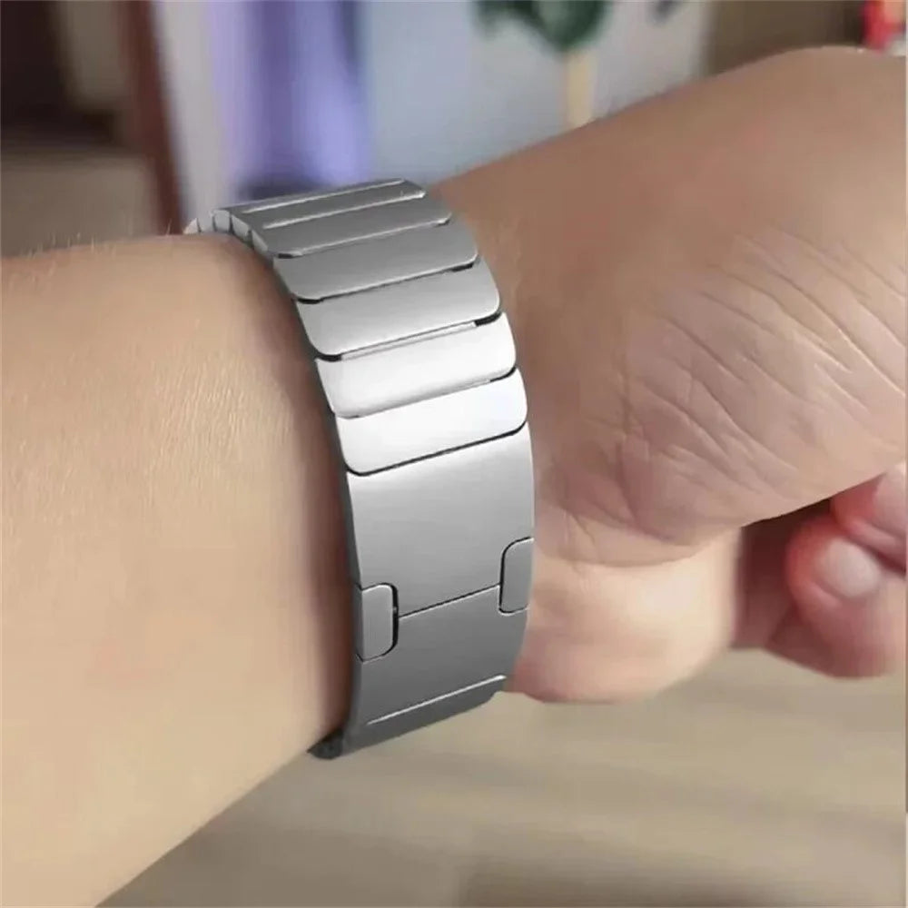 For vivo Watch GT / iQOO Watch GT Replacement Strap 1-Bead Titanium Alloy Watch Band - Silver - 7