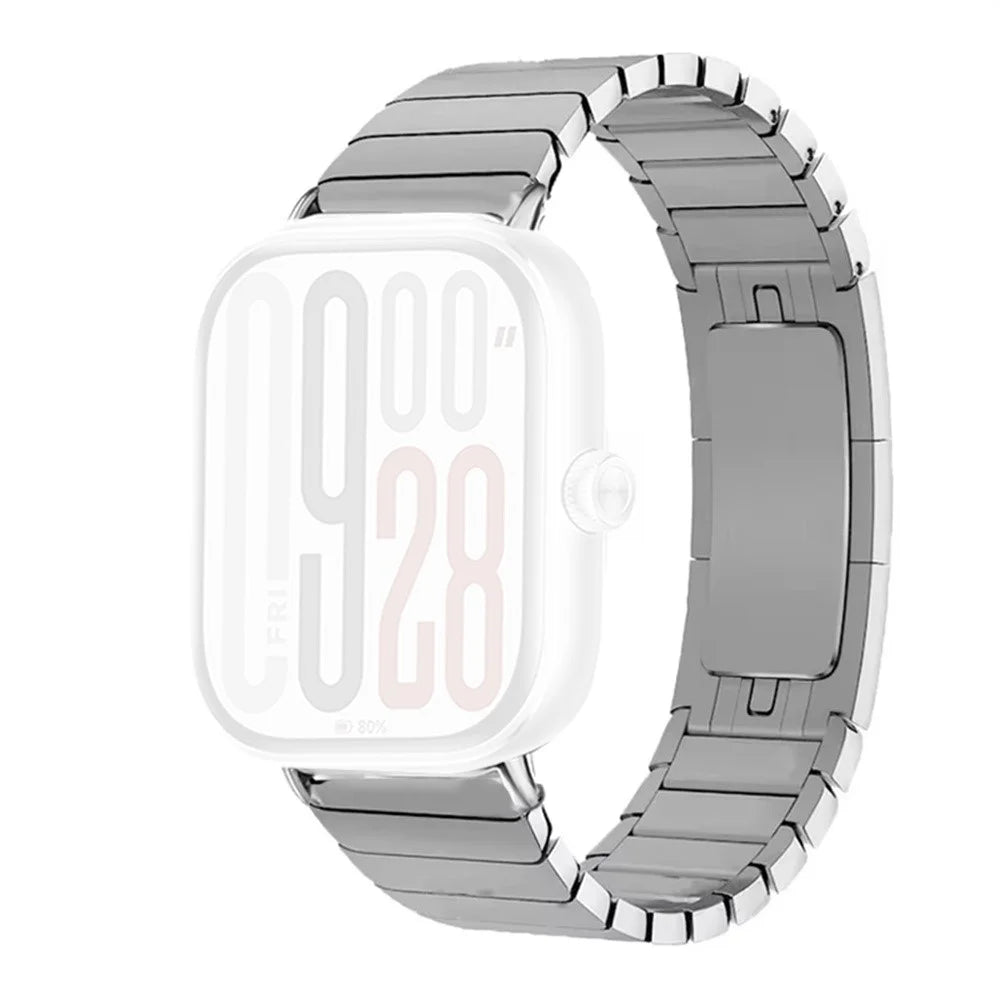 1-Bead Stainless Steel Strap for vivo Watch GT / iQOO Watch GT Replacement Watch Band - Silver - 1