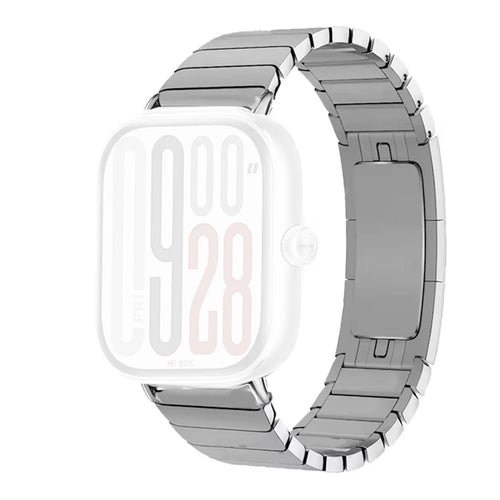 1-Bead Stainless Steel Strap for vivo Watch GT / iQOO Watch GT Replacement Watch Band - Silver - 1