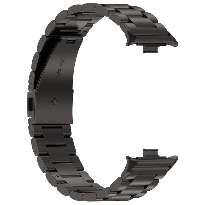 Watch Band for vivo Watch GT / iQOO Watch GT Titanium Alloy 3-Bead Wrist Strap - Black - 4