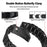 22mm Quick Release Watch Band for Garmin Fenix 8 Pro AMOLED 47mm / 8 47mm / Fenix E 47mm Integrated 3-Bead Titanium Alloy Strap with Folding Clasp - Black - 4