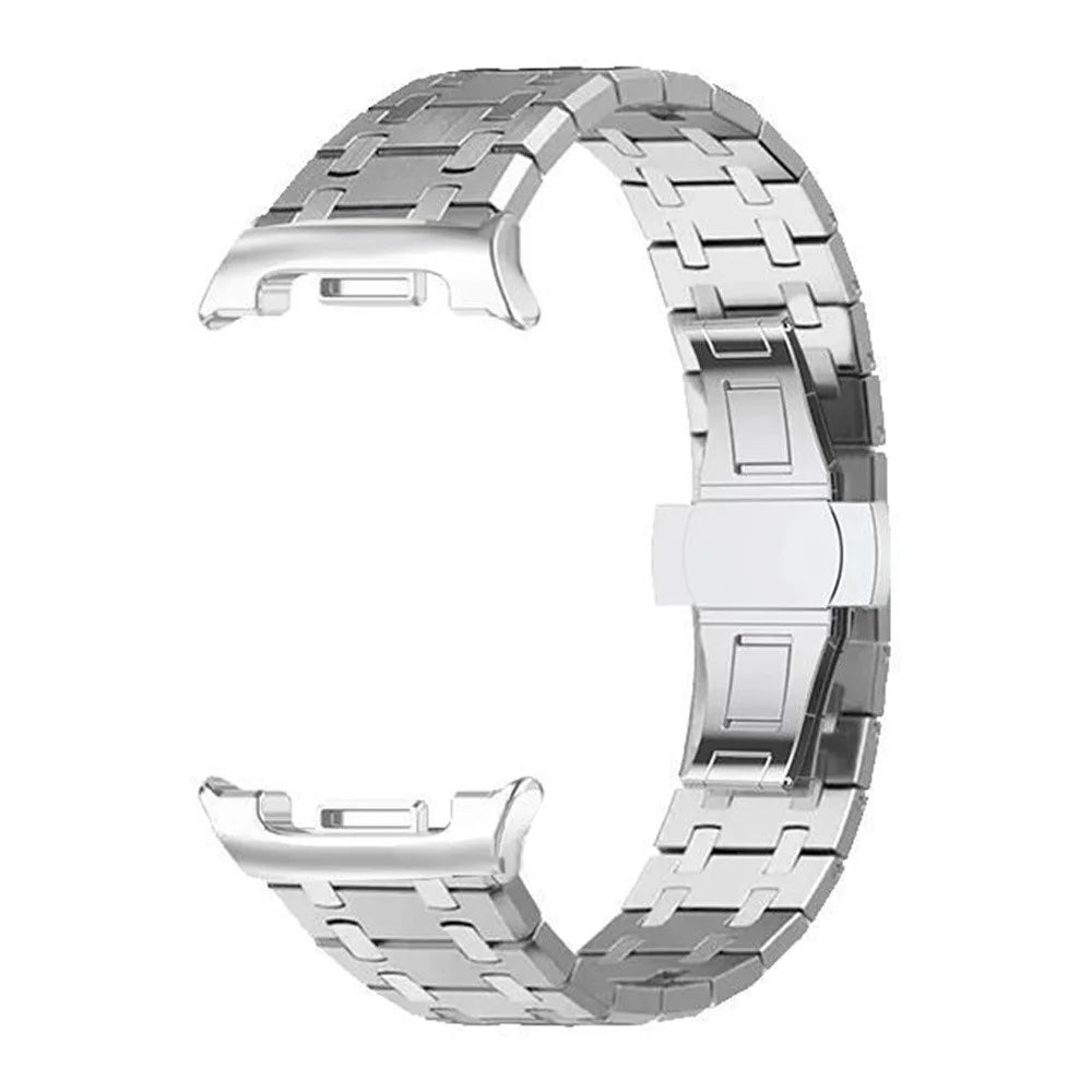 Titanium Alloy Watch Band for Samsung Galaxy Watch8 44mm / 40mm / 8 Classic 46mm Butterfly Clasp Replacement Strap - Silver - 2