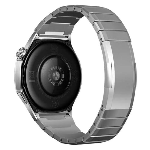 For Huawei Watch GT 6 46mm Stainless Steel Watch Strap 1-Bead Replacement Wrist Band - Silver - 1