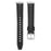 For Samsung Galaxy Fit3 Genuine Leather Replacement Strap Adjustable Watch Band - Black - 3