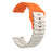22mm Wavy Pattern Silicone Strap for Huawei Watch GT 6 / 5 Pro / 5 / 4 46mm Quick Release Watch Band - Orange / Starlight - 3