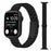 Bat Design Black Watch Strap for Apple Watch Series 11 10 42mm  /  9 8 7 41mm  /  SE3 SE2 SE 6 5 4 40mm  /  3 2 1 38mm Stainless Steel Adjustable Band with Folding Clasp - 2