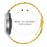 Bat Design Electroplate Color Watch Strap for Garmin Lily 2 Stainless Steel Adjustable Band with Folding Clasp - Gold - 5