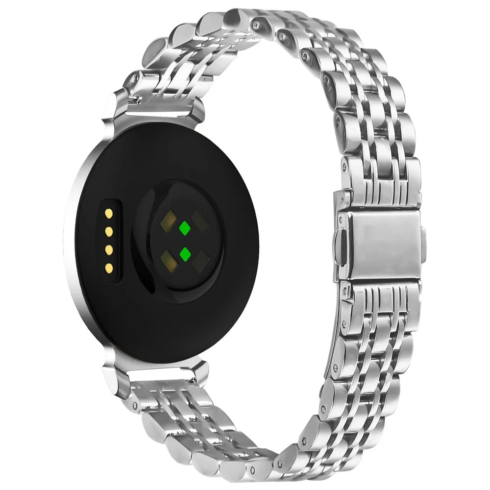Watch Band For Garmin Lily 2 Slim 7-Bead Stainless Steel Strap - 1