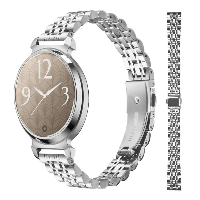 Watch Band For Garmin Lily 2 Slim 7-Bead Stainless Steel Strap - 2