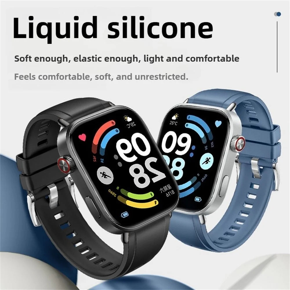 Silicone Watch Band for Xiaomi Smart Band 10 Pro / 9 Pro / 8 Pro / Redmi Watch 6 / 5 / 4 Replacement Strap Quick Release Button Design - Blue - 5