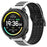 For Suunto Vertical 2 Dual Color Silicone Band Multi Hole Design Adjustable Watch Strap - White  /  Black - 2