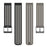 For Suunto Vertical 2 Dual Color Silicone Band Multi Hole Design Adjustable Watch Strap - White  /  Black - 5