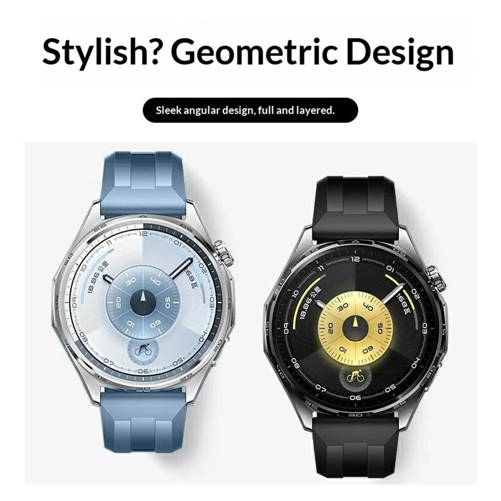22mm Watch Band For Huawei Watch GT 6  /  5 Pro  /  5 46mm Silicone Strap Quick Release Button - Black - 6