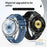 22mm Composite Nylon Silicone Band for Huawei Watch GT 6  /  5 Pro  /  5 46mm Quick Release Button Watch Strap - Black - 7
