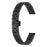 H-Style Slim Watch Strap for Apple Watch Ultra 3 2 1 49mm  /  Series 11 10 46mm  /  9 8 7 45mm  /  SE3 SE2 SE 6 5 4 44mm  /  3 2 1 42mm Butterfly Clasp Stainless Steel Band - Black - 1