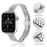 H-Style Slim Watch Strap for Apple Watch Ultra 3 2 1 49mm  /  Series 11 10 46mm  /  9 8 7 45mm  /  SE3 SE2 SE 6 5 4 44mm  /  3 2 1 42mm Butterfly Clasp Stainless Steel Band - Black - 3