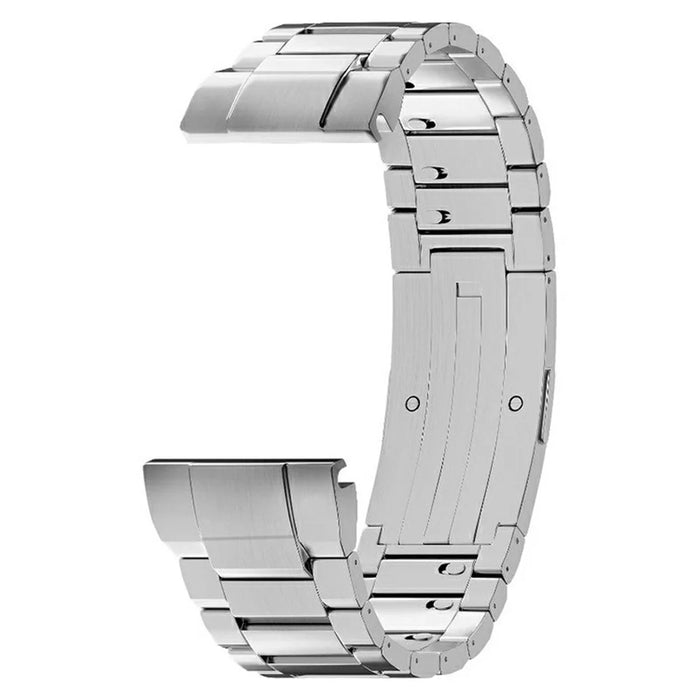 22mm Strap for Garmin quatix 8 47mm / Fenix 8 47mm / Fenix E 47mm Three-Link Titanium Alloy Watch Band - Silver - 2