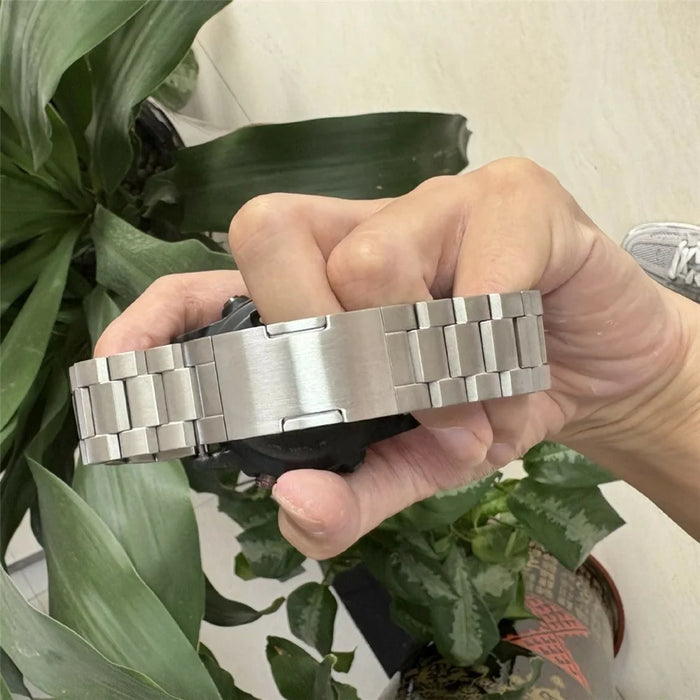 26mm Strap for Garmin Fenix 8 51mm / Enduro 3 / Enduro 2 Three-Link Titanium Alloy Watch Band - Silver - 4
