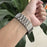 26mm Strap for Garmin Fenix 8 51mm / Enduro 3 / Enduro 2 Three-Link Titanium Alloy Watch Band - Silver - 5