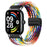 For Honor Watch X5 Braided Nylon Watch Band Replacement Strap with Magnetic Buckle - Rainbow - 2