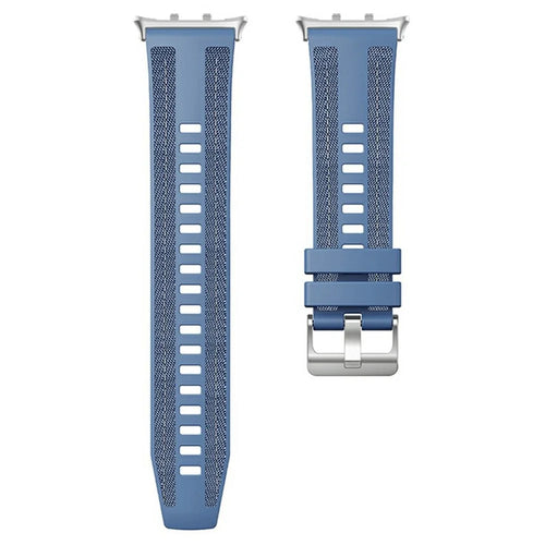 For Honor Watch X5 Breathable Woven Silicone Strap Adjustable Wristband Replacement - Baby Blue - 1