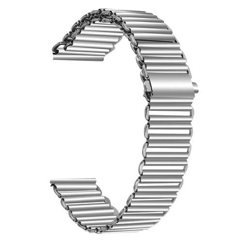 Watch Band For Suunto 9  /  9 Baro  /  Spartan Sport Slingshot Buckle Loop Strap - Silver - 1