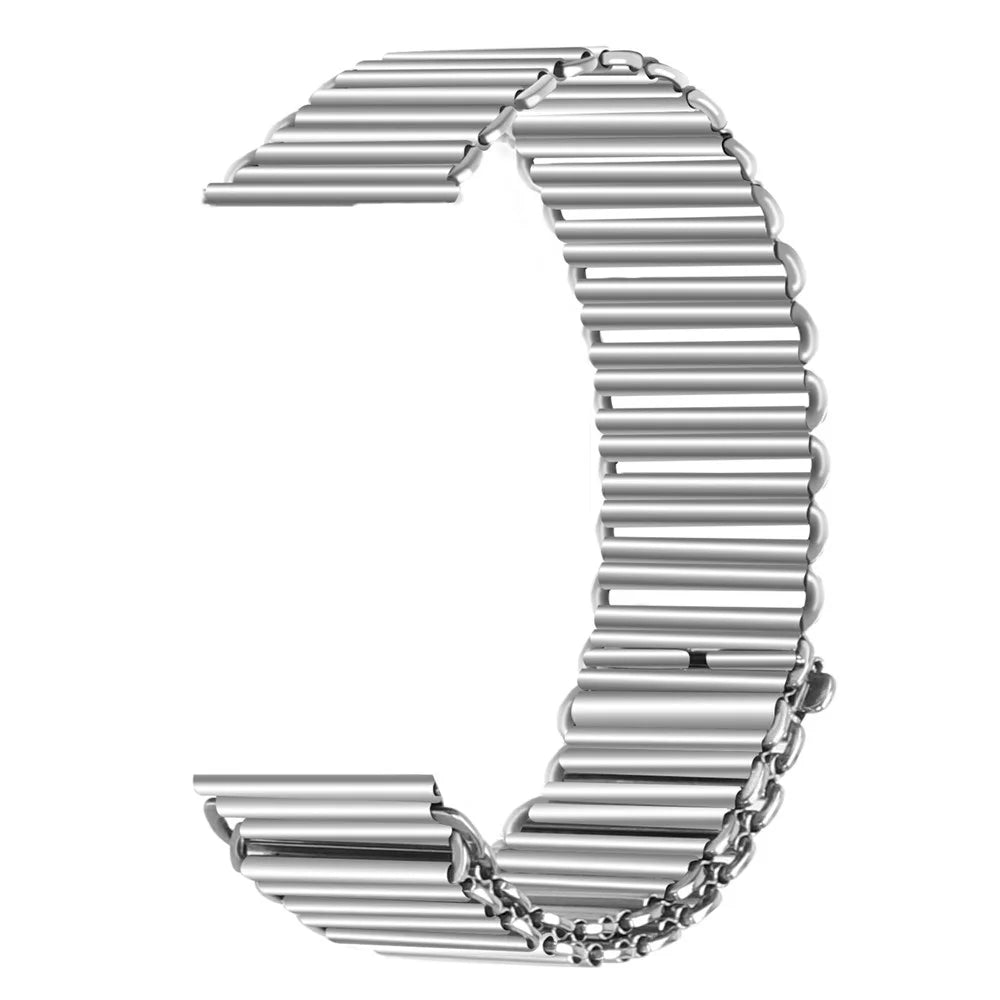 Watch Band For Suunto 9  /  9 Baro  /  Spartan Sport Slingshot Buckle Loop Strap - Silver - 2
