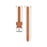 Color Matching Genuine Leather Strap for Samsung Galaxy Fit3 Quick Release Watch Band - Brown - 3