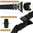 Electroplated Heart Clover Metal Band for Apple Watch Ultra 3 2 1 49mm  /  Series 11 10 46mm  /  9 8 7 45mm  /  SE3 SE2 SE 6 5 4 44mm  /  3 2 1 42mm Watch Strap 7-Bead Shiny Design - Black+Black Shell - 4