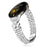 Silver Heart Clover Metal Band for Google Pixel Watch 4 41mm / Watch 3 41mm / Watch 2 / Watch 7-Bead Shiny Design - 3