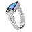 Silver Heart Clover Metal Band for Xiaomi Smart Band 10 Pro / 9 Pro / 8 Pro / Redmi Watch 6 / 5 / 4 Watch Strap 7-Bead Shiny Design - 3