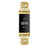 For Fitbit Charge 4 / 3 Zinc Alloy Watch Band Rhinestone Inlaid Replacement Metal Strap - Gold - 3