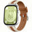 Color Matching Genuine Leather Strap for Huawei Watch Fit 4 Pro / 4 / 3 Quick Release Watch Band - Brown - 2