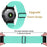 26mm Solid Color Elastic Nylon Strap for Garmin Fenix 8 Pro AMOLED 51mm / 8 51mm / Enduro 3 / 2 Quick Release Watch Band - Mint Green - 3
