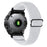 26mm Wave Pattern Nylon Strap for Garmin Fenix 8 Pro AMOLED 51mm / 8 51mm / Enduro 3 / 2 Quick Release Watch Band - White - 1