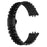 Semicircular Design Watch Band for Honor Watch X5 Stainless Steel 5-Bead Wrist Strap - Black - 2