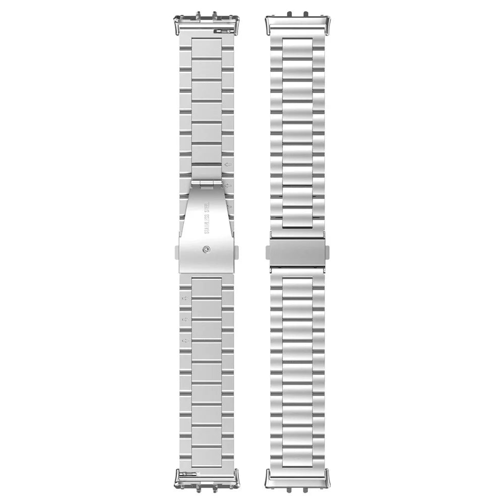 3-Bead Stainless Steel Band for Honor Watch X5 Replacement Watch Strap - Silver - 3