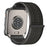 24mm Loop Nylon Band for Garmin Venu X1 Quick Release Metal Clasp Watch Strap - Black / Grey - 1