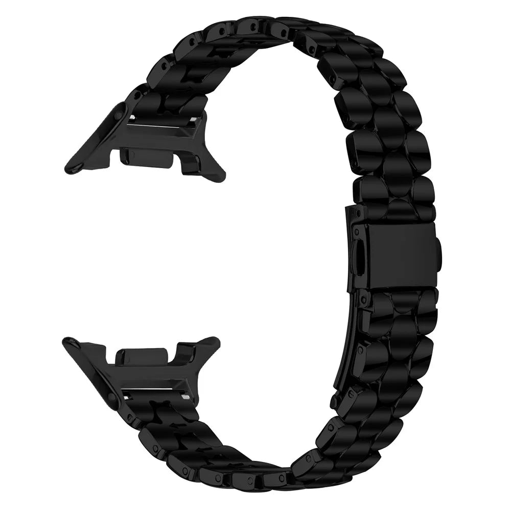 Watch Band for Samsung Galaxy Watch8 Classic 46mm / Watch8 44mm / 40mm Pearl-Shape Stainless Steel Black Wrist Strap - 1