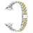For Xiaomi Smart Band 10 Pro / 9 Pro / 8 Pro / Redmi Watch 6 / 5 / 4 Watch Band Pearl-Shape Stainless Steel Electroplating Wrist Strap - Silver / Gold - 1