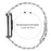For Xiaomi Smart Band 10 Pro / 9 Pro / 8 Pro / Redmi Watch 6 / 5 / 4 Watch Band Pearl-Shape Stainless Steel Electroplating Wrist Strap - Silver / Gold - 6