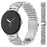 Metal Watch Band for Google Pixel Watch 4 41mm / Watch 3 41mm / Watch 2 / Watch Rhinestone Butterfly Decor Stainless Steel Silver Wrist Band - 3