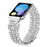 Metal Watch Band for Xiaomi Smart Band 10 Pro / 9 Pro / 8 Pro / Redmi Watch 6 / 5 / 4 Rhinestone Butterfly Decor Stainless Steel Silver Wrist Band - 2