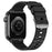 Fluorine Rubber Watch Band for Apple Watch Series 11 10 42mm  /  9 8 7 41mm  /  SE3 SE2 SE 6 5 4 40mm  /  3 2 1 38mm Quick Release Wrist Strap - Black - 1